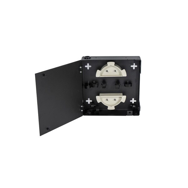 Extra Small, empty wall Mount with Solid Metal Door No Lock Holds 1 Plate